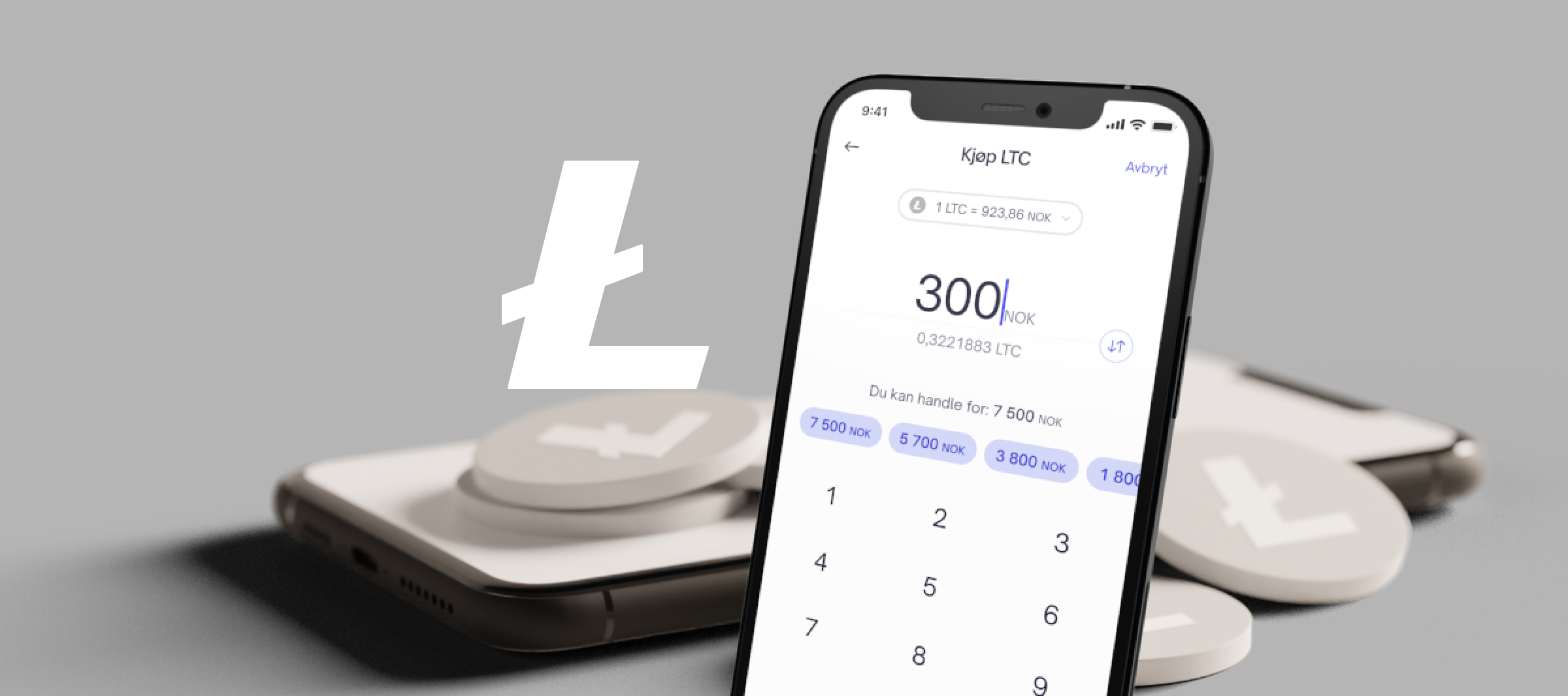 Buy and store litecoin (LTC) with a crypto exchange such as Firi