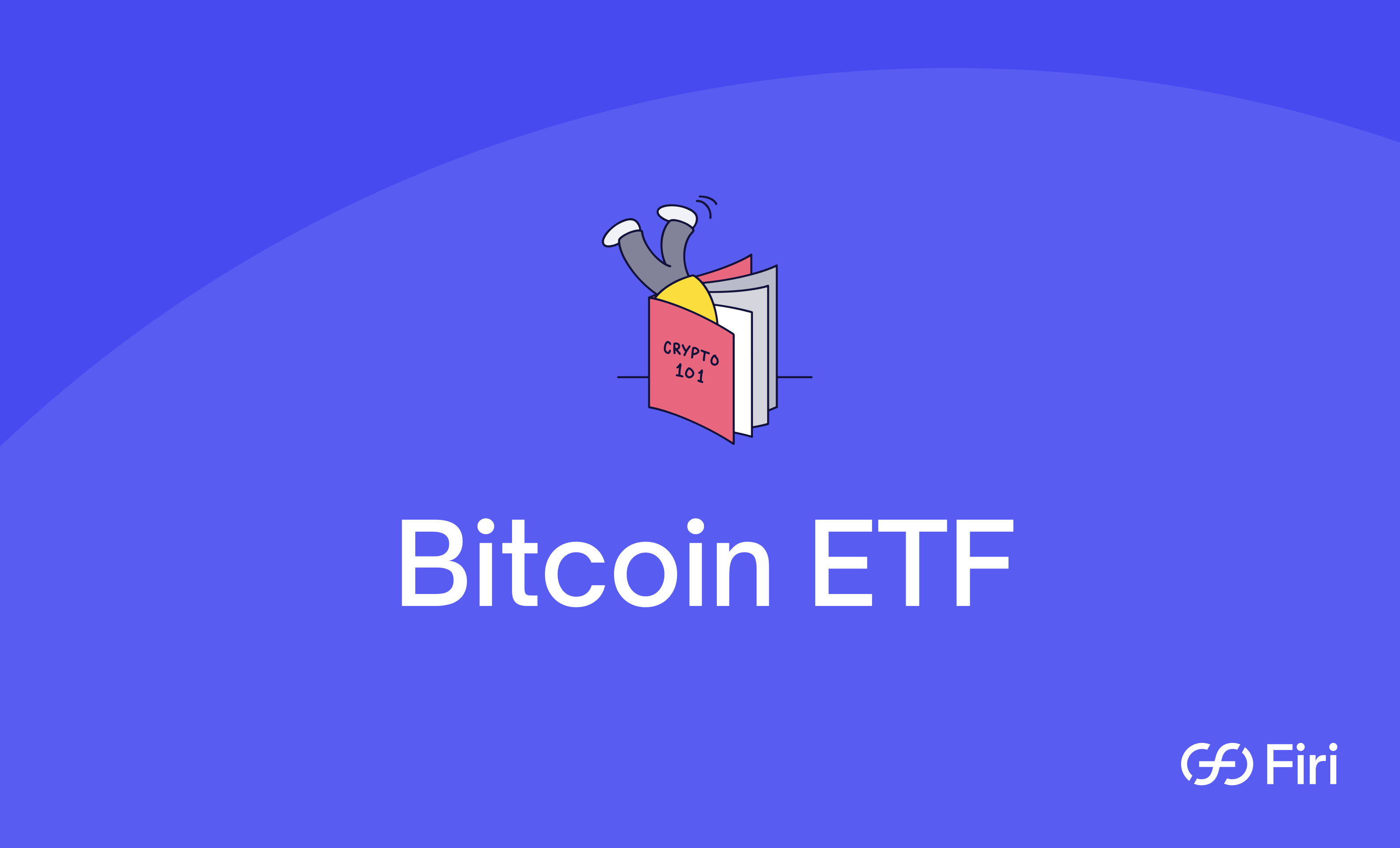 Bilde av en som stuper ned i kryptoleksikon og vil lære mer om Bitcoin ETF