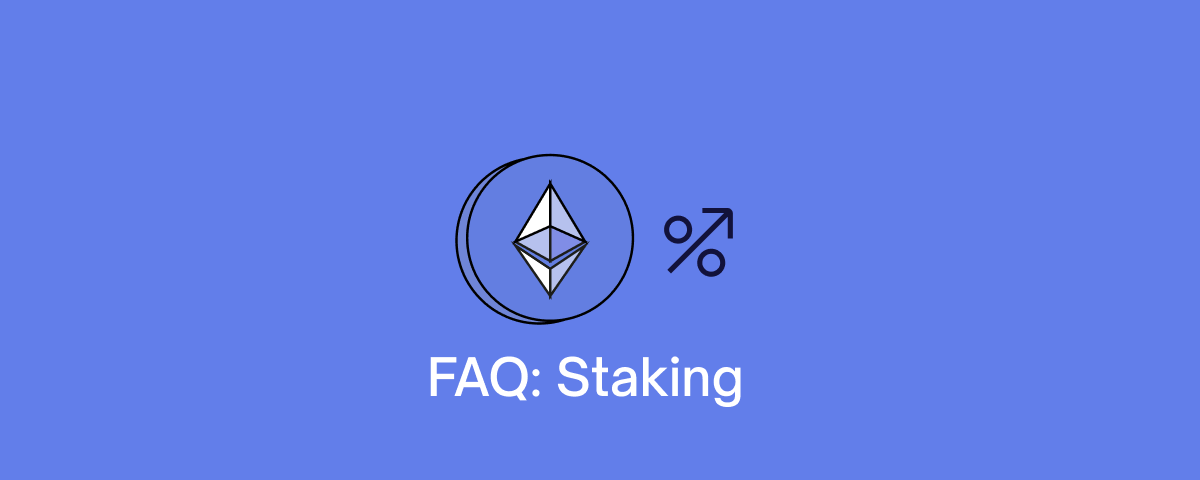 Poster for FAQ staking
