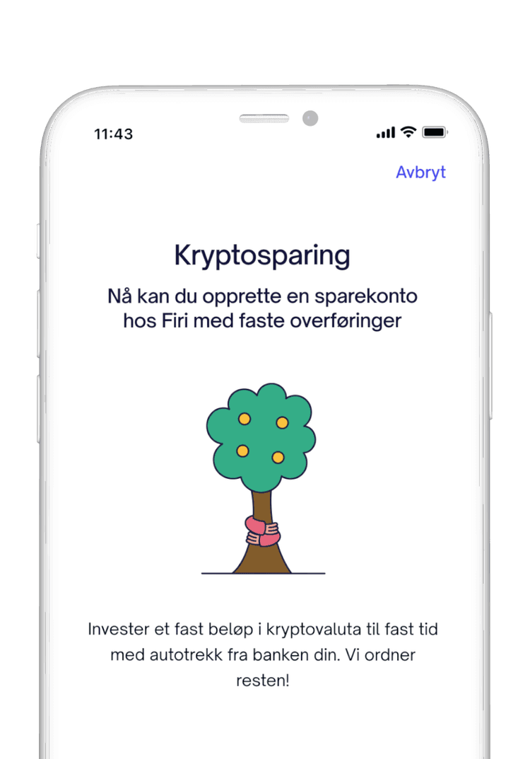 Kryptosparing skjermbilde