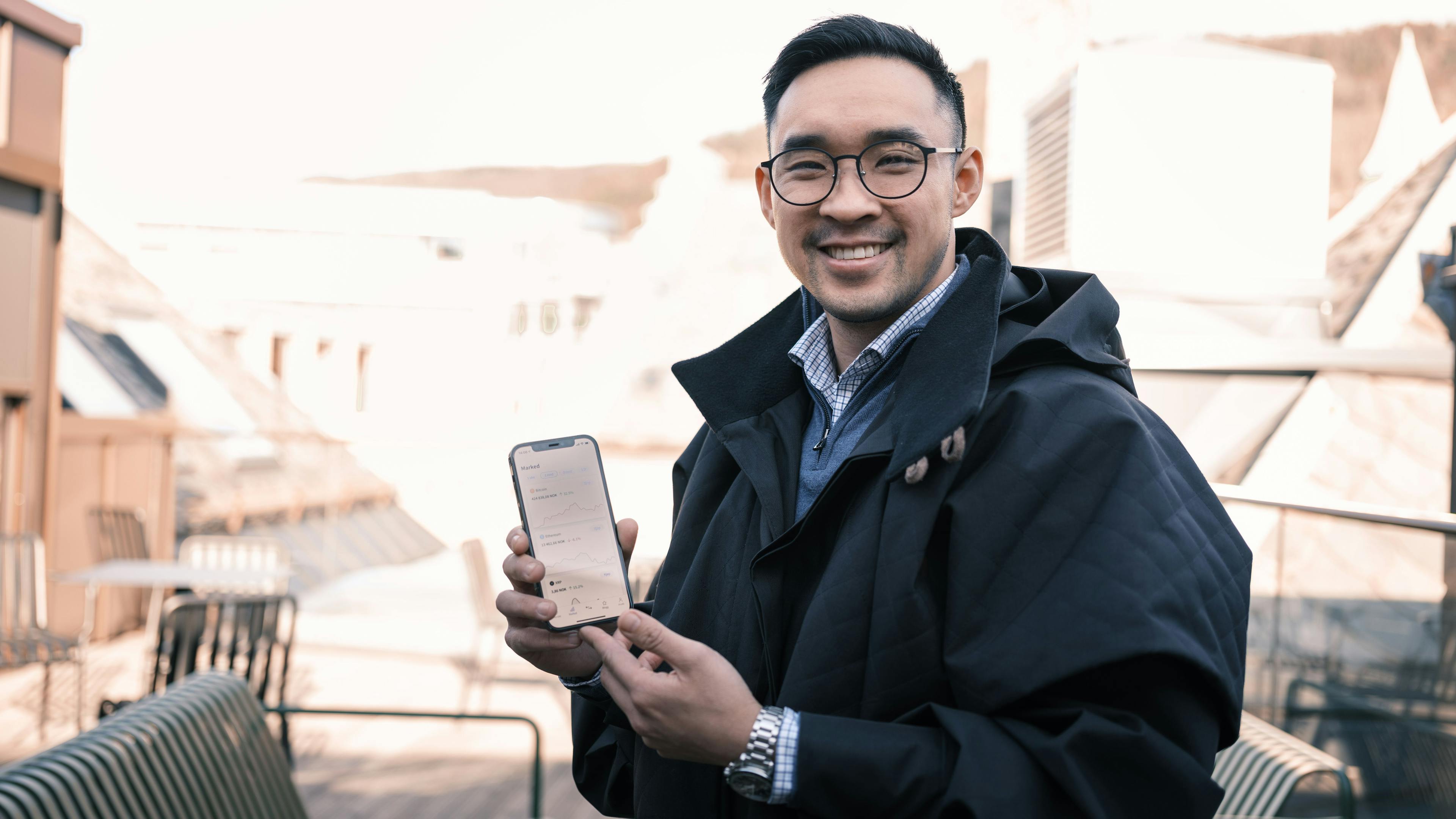 Huy Le uses Firi on his phone and is thoroughly convinced of the Norwegian cryptocurrency exchange